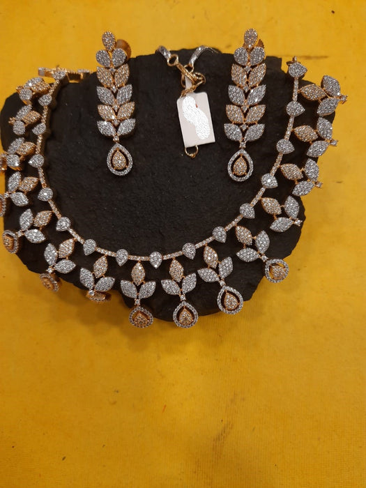 Gold & Silver plated "Leaf" set