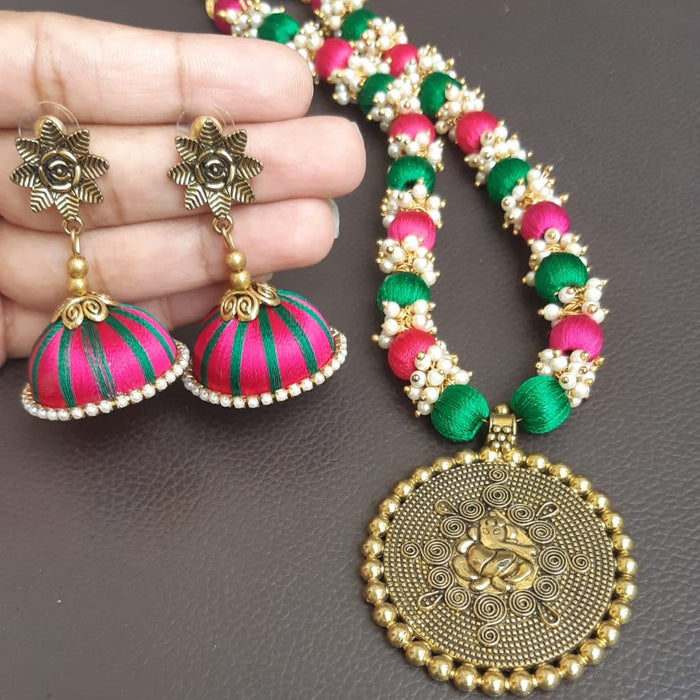 Jhumka necklace discount