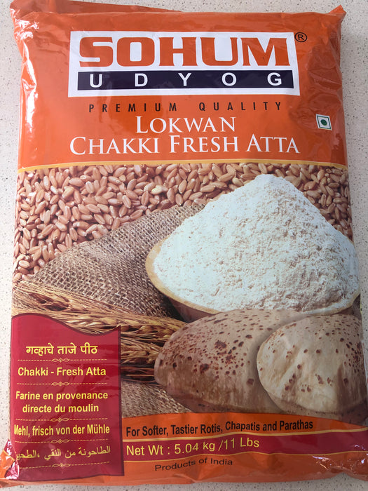 Sohum Udyog Premium Chakki-Fresh Lokwan Atta 1kg